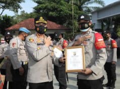 Penghargaan Bhabinkamtibmas, Kapolresta Tangerang Dorong Perkuat 3T Pasca Peniadaan Mudik