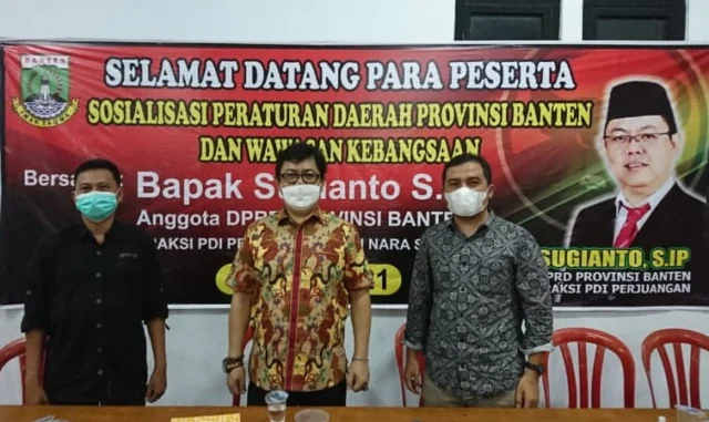 Politisi PDIP Banten Sosialisasi Perda dan Wawasan Kebangsaan di Kota Tangerang