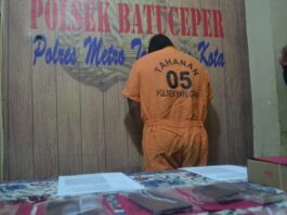 Bandar Narkoba Ditangkap di Pinang, 180 Gram Sabu Disita Polsek Batuceper