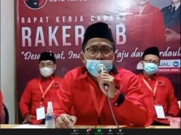 PDIP Kota Tangerang gelar Rakercab Virtual persiapan kemenangan 2024