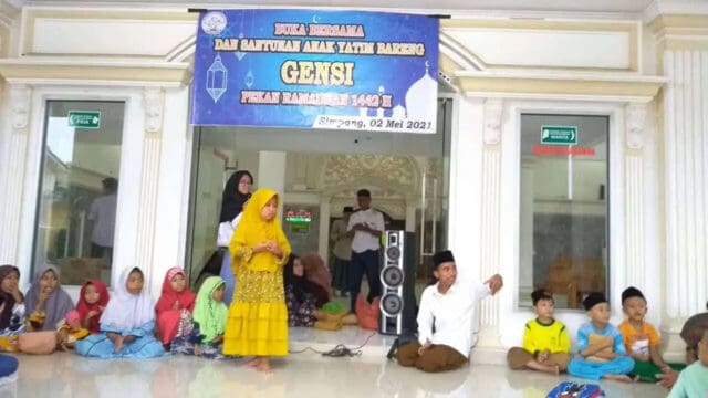 M Adi Yusdinar, Ketua Pelaksana Pekan Ramadhan OKP Gensi, Kampung Simpang, Desa Sukamanah, Kecamatan Malingping.