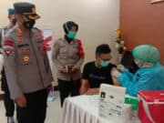 Antisipasi Klaster Keluarga Polri, Polrestro Tangerang Kota Gelar Vaksinasi Covid-19