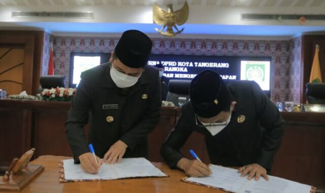 Raperda Pertanggungjawaban APBD 2020 Disahkan DPRD Kota Tangerang