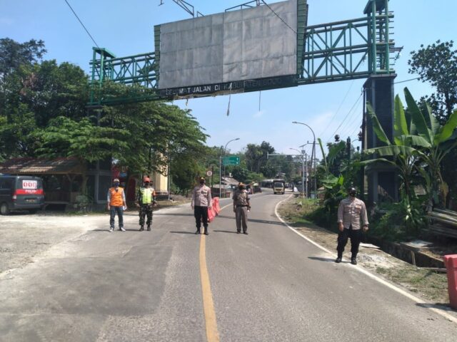 PPKM Mikro, Polres Lebak Sekat Perbatasan Bogor