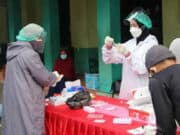 DPC PKS Kelapa Dua Lakukan Swab Antigen Kepada Panitia Qurban
