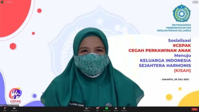 Angka Perkawinan Anak Masih Tinggi, TP-PKK Pusat Bendung dengan Gerakan Cepak