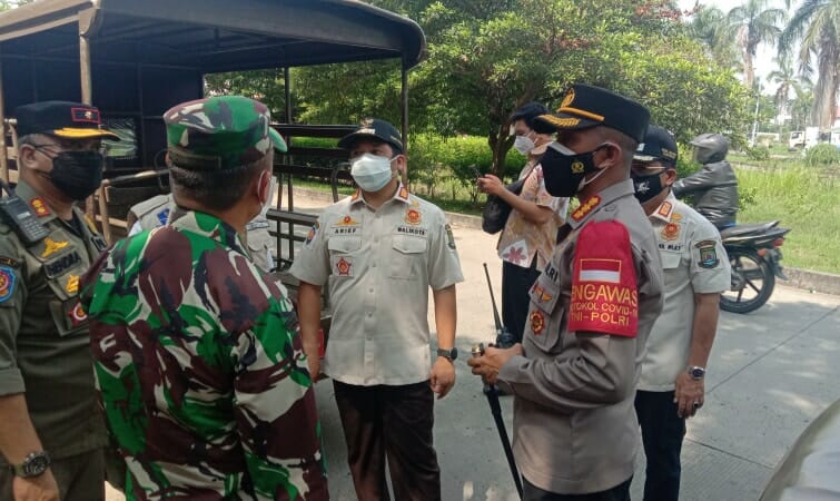 Hari Pertama PPKM Darurat di Kota Tangerang, Sasar Pedagang dan Penyemprotan Disinfektan