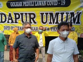 Golkar Kota Tangerang Peduli Isoman, Dapur Umum Sebar Ratusan Nasi Kotak