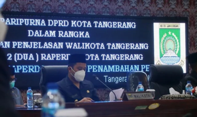 Paripurna, Ini Penjelasan Wali Kota Tentang 2 Raperda Kota Tangerang