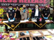 Polresta Bandara Soetta Musnahkan Barang Bukti Narkoba Jenis Shabu dan Ekstasi Serta Ketamine