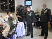 HUT RI ke-76, Kodim 0510/Trs Gelar Vaksinasi Moderna di Makodim Tigaraksa