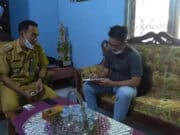 Camat Malingping, Lingga Segara saat diwawancarai, (dok).