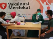 Vaksinasi Merdeka di 24 Titik, Polres Metro Tangerang Kota: Cukup Tunjukan KTP