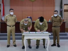 Pemkot Tangerang Selatan dan Pemkab Tangerang Tanda Tangani Nota Kesepahaman Pemkot Tangerang Selatan dan Pemkab Tangerang Tanda Tangani Nota Kesepahaman
