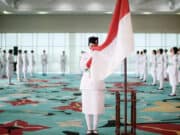 Peringati HUT RI ke-76, Walikota Tangsel Kukuhkan 50 Anggota Paskibraka 2021