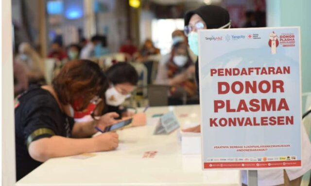 Tangcity Gandeng PMI Kota Tangerang, Target 240 Kantong Plasma Konvalesen