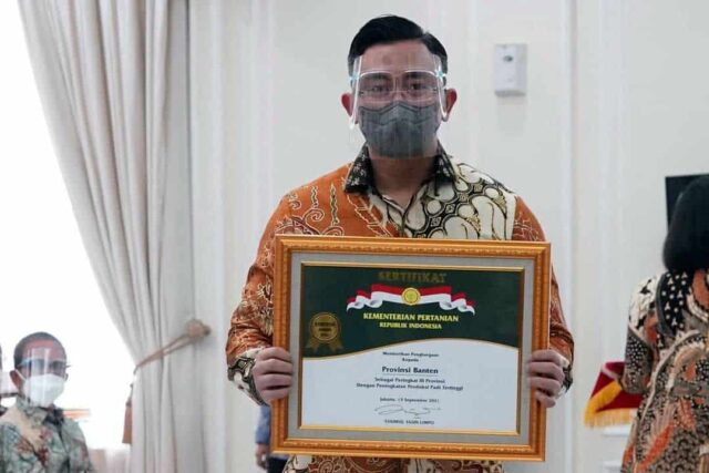 Provinsi Banten Raih Peringkat 3 Nasional Peningkatan Produktifitas Padi