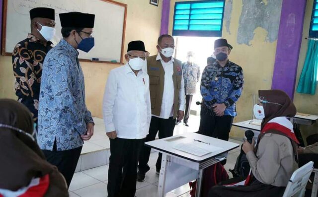 Lapor ke Wapres, Wagub Andika : Satu Pekan PTM di Banten Aman Tanpa Penularan