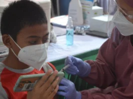Ditarget Dua Hari, 8.632 Pelajar Ikuti Vaksin Covid-19 di Puspemkot Tangerang