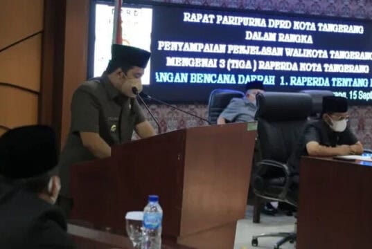 Paripurna DPRD Kota Tangerang, Wali Kota Jelaskan Tiga Raperda