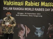 Jelang Peringatan World Rabies Day, DKP Kota Tangerang Vaksinasi Rabies Gratis