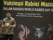 Jelang Peringatan World Rabies Day, DKP Kota Tangerang Vaksinasi Rabies Gratis