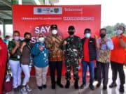 Vaksinasi Gratis, Telkomsel Dukung Brigade Kavaleri dan Pemkot Tangsel
