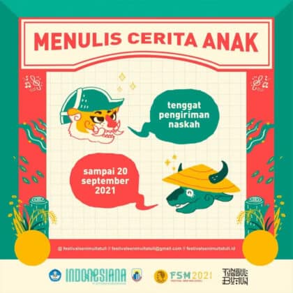 Festival Seni Multatuli 2021 Gelar Lomba Menulis Cerita Anak