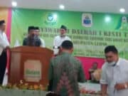 H. Maman, S.P, sebagai Ketua DPD Lebak Kesti TTKKDH.