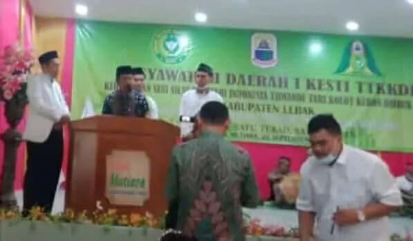 H. Maman, S.P, sebagai Ketua DPD Lebak Kesti TTKKDH.