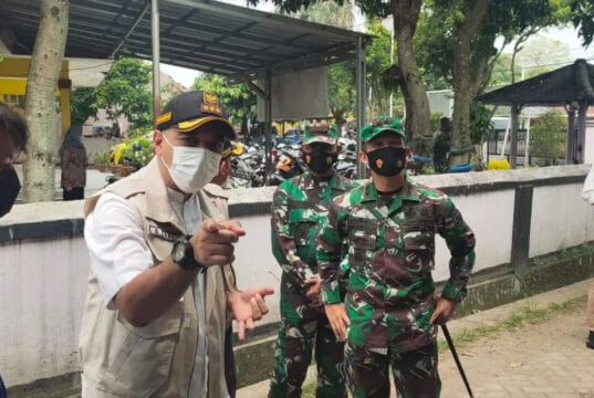 Bupati Dan Dandim Tinjau Gerebeg Serbuan Vaksin Koramil 03/ Legok