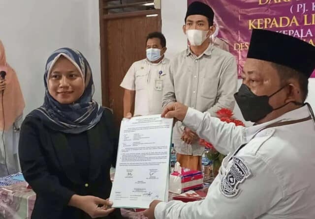 Linda Gunawan 'Wanita Cantik' Terpilih Jadi Kades Ranca kelapa, Sekcam Panongan: Selamat Bertugas & Berjuang
