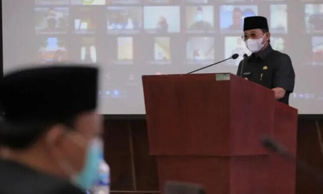 Sachrudin Beri Jawaban Terkait APBD 2022 di Paripurna DPRD Kota Tangerang