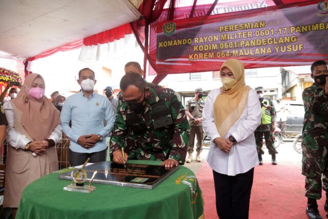 Kantor Koramil Panimbang Diresmikan, Bupati Pandeglang: Berkat TNI Kedaulatan Bangsa Tetap Terjaga
