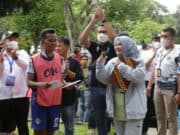 Dihadiri Bupati Irna Persipan Pandeglang Ditahan Imbang Persikota di Liga 3