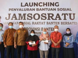 Wagub Banten Launching Program Jamsosratu di Tangerang, Rp50 M Diberikan ke Puluhan Ribu RTS