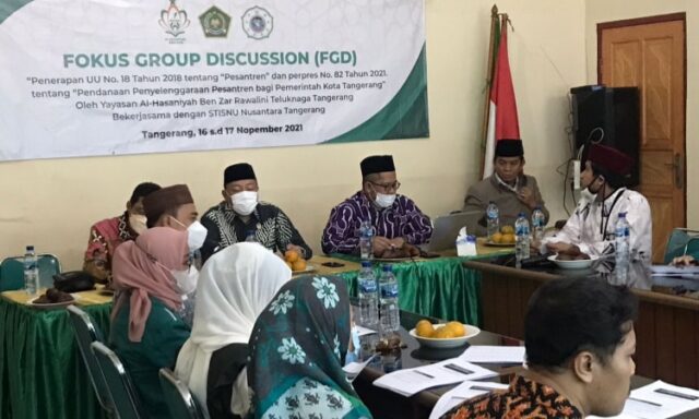 FGD UU Pesantren, 2022 Pemda Harus Berkontribusi Terhadap Pemberdayaan Pesantren di Tangerang