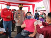 Kolaborasi dengan BIN, Polisi Gencarkan Vaksin Sisa 8 Persen di Kota Tangerang