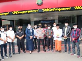Buntut Bentrok di Ciledug, Pentolan Ormas Dikumpulkan di Mapolres Metro Tangerang Kota Sudahi Anarkis