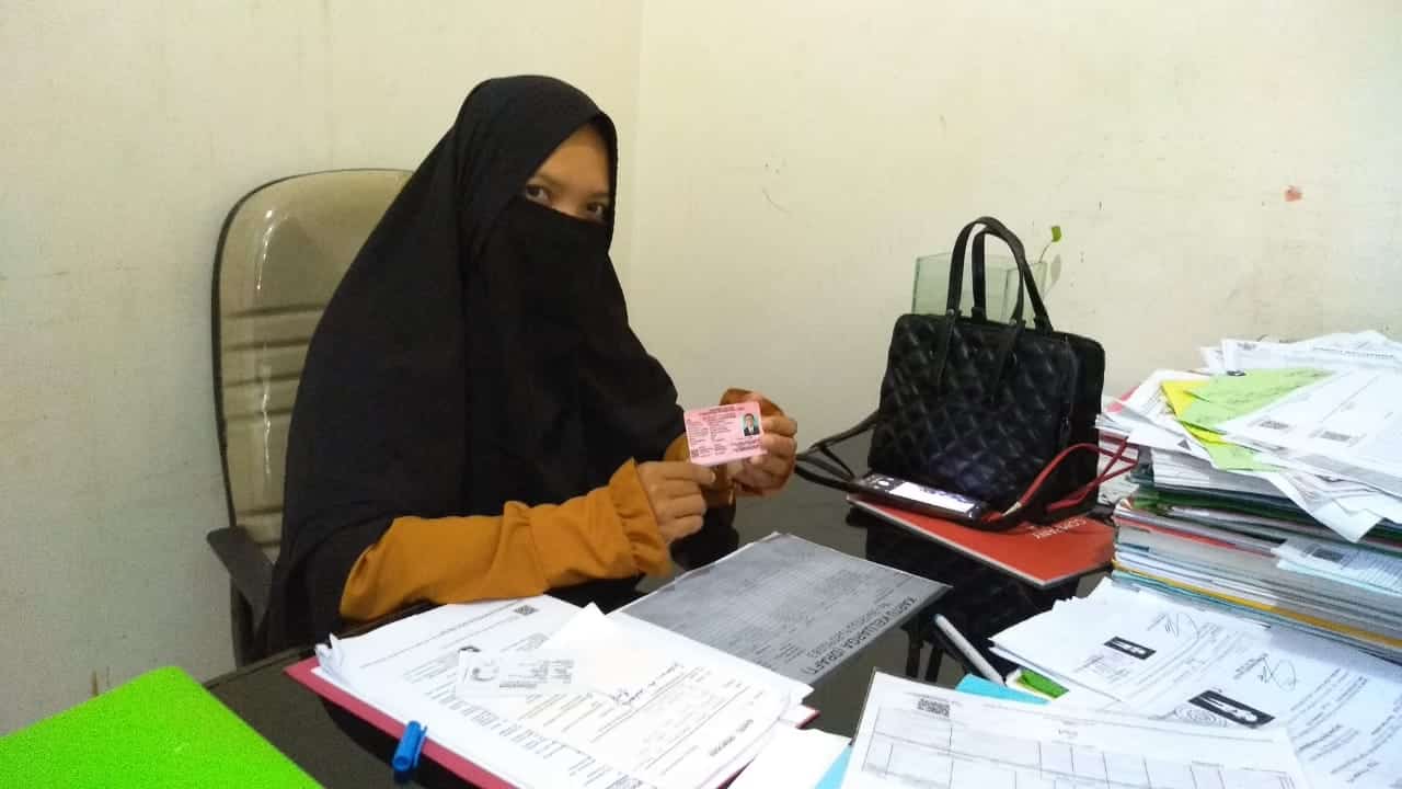 Irawati, S.E., Kabid Pelayanan Pendaftaran Penduduk Disdukcapil Kabupaten Lebak.