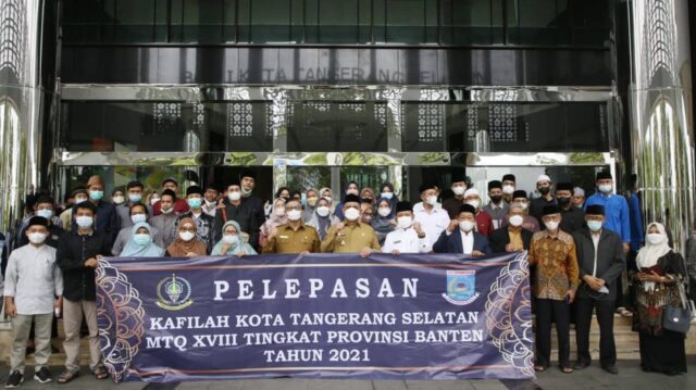 MTQ Ke XVIII Tingkat Provinsi Banten Digelar, Benyamin Lepas Kafilah Asal Tangsel