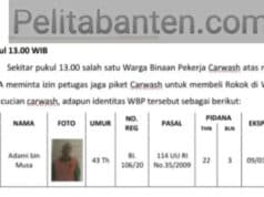 Polisi Bentuk Tim Khusus Buru Napi Kabur dari Lapas Kelas 1 Tangerang Polisi Bentuk Tim Khusus Buru Napi Kabur dari Lapas Kelas 1 Tangerang