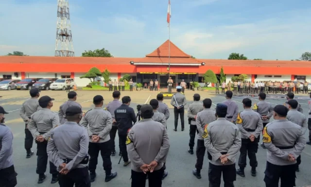 Apel Pasukan Pengamanan Nataru di Kota Tangerang, Pusat Keramaian Jadi Prioritas