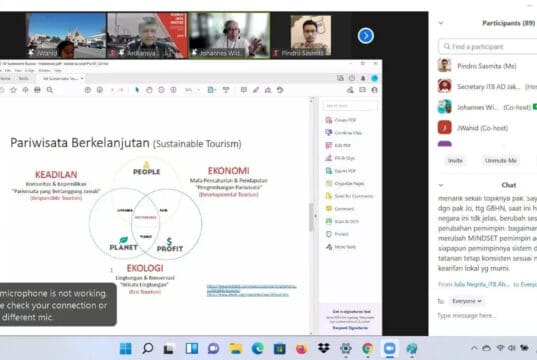 Acara Webinar Program Studi Arsitektur Institut Teknologi dan Bisnis Ahmad Dahlan Jakarta
