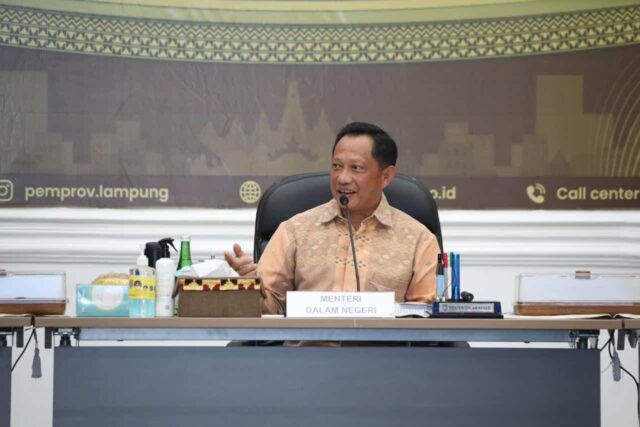 Mendagri Sampaikan Sejumlah Arahan Program Strategis di Lampung