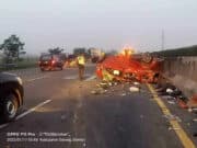 Karena Mengantuk, Tiga Kendaraan Terlibat Laka di Tol Tangerang-Merak