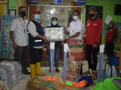 PMI Kota Tangerang Suplai Kebutuhan Logistik dan Peralatan Pasca Banjir di Benda