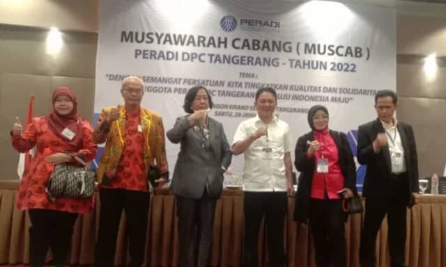 Muscab Peradi Tangerang Berlangsung Alot, Doni Martin Ketua 5 Tahun ke Depan