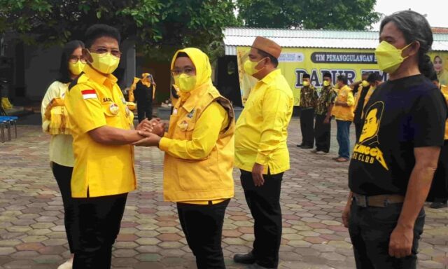 Siaga, DPD Golkar Kota Tangerang Lantik Tim Penanggulangan Bencana