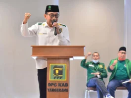 H. Ahyani Anibhani anggota DPRD Kabupaten Tangerang yang juga sebagai Sekretaris DPC PPP Kabupaten Tangerang.
